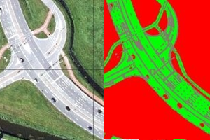 Quick scan van een gebied met de satelliet