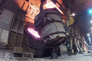 Nieuw vat staalproductie Tata Steel in bedrijf genomen