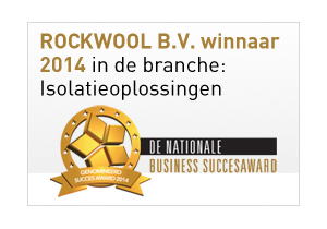 ROCKWOOL wint Nationale Business Succesaward 2014