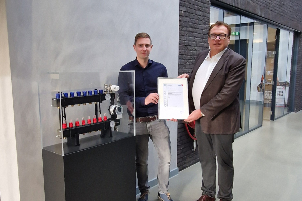 Eerste Kiwa LTV-CV certificaat gaat naar Therminon