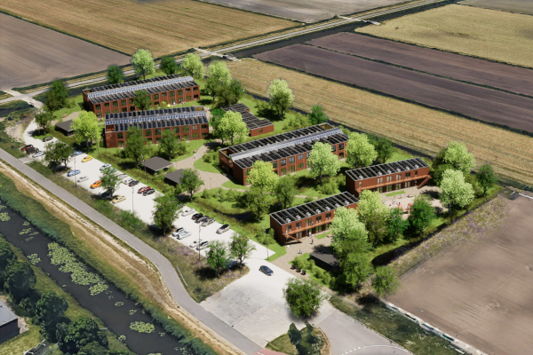 Snelle woningbouw in modules met prefab vlaswanden