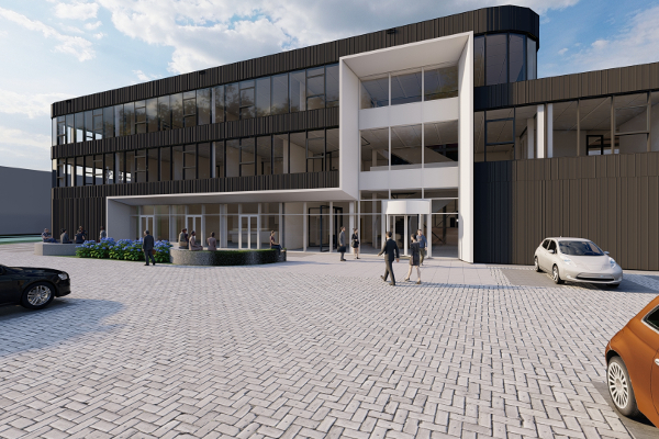 Nieuwbouw Hakron hoofdkantoor Harderwijk van start