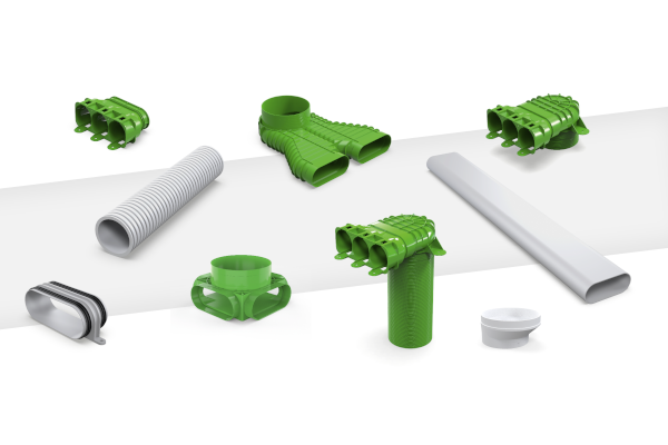 DucoFlex, het complete luchtkanalensysteem voor totaalventilatie