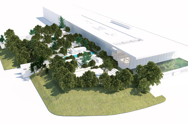 Architectuur en natuur in één ontwerp, klaar voor industrie 4.0